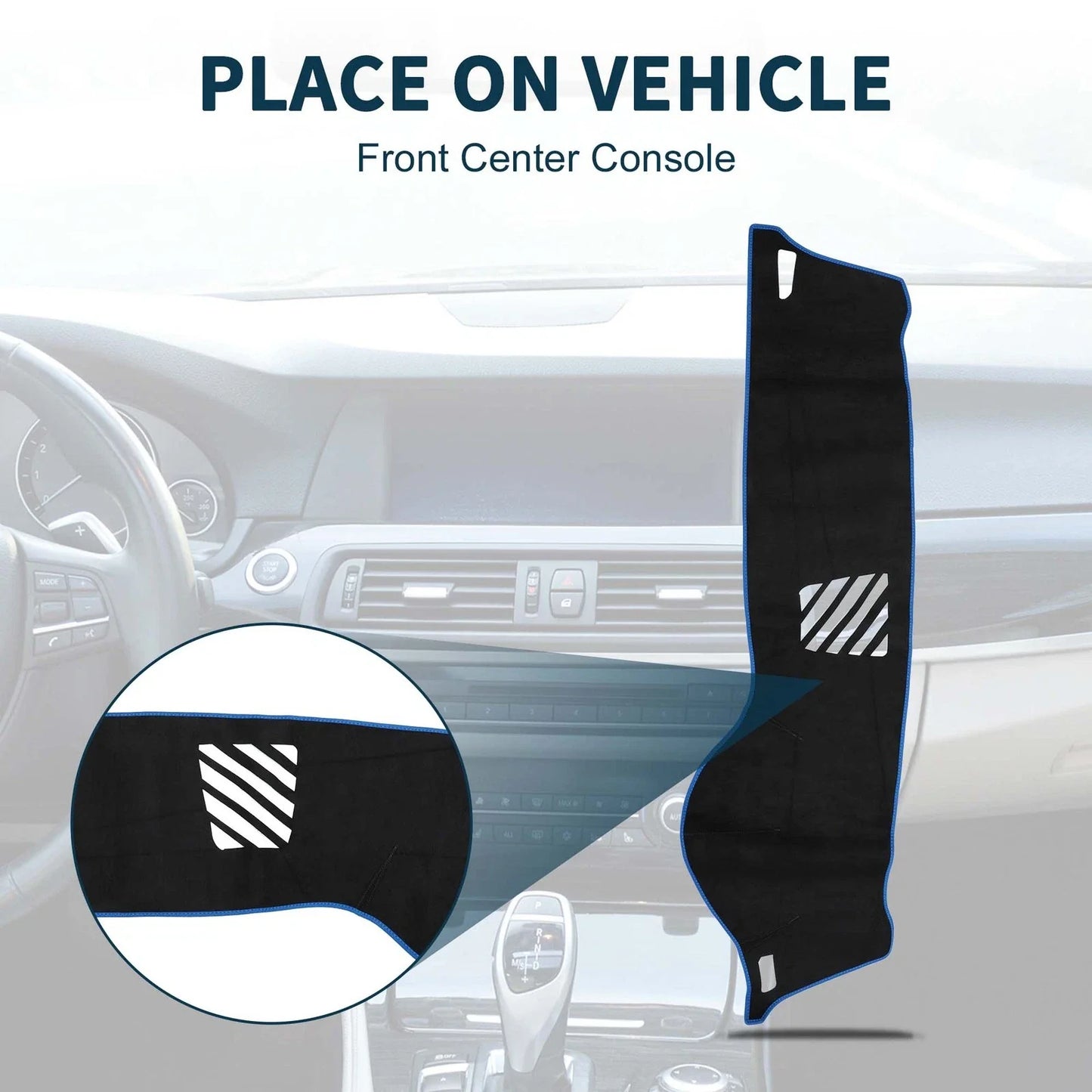 Dashboard Dash Cover Mat for BMW 5 Series F10 F11 (2010-2017)