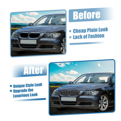 Pair Front Hood Bumper Grille for BMW 335is 328i xDrive 335i xDrive E92