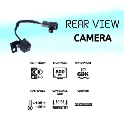 Tailgate 4-pin OE Connector Reverse Camera for Isuzu D-Max (2012–2016)