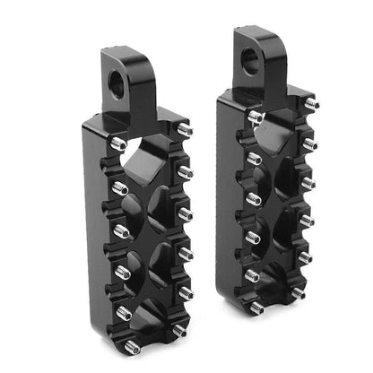 Black Foot Pegs for Harley Dyna Wide Glide FXDWG FXDB FXDL FXDF