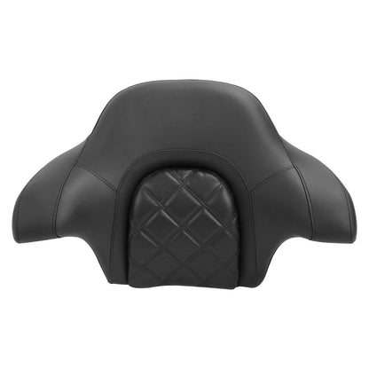 Passenger King Backrest Pad for Harley Touring Road Street Glide (2014-2025)