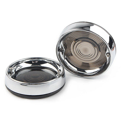 Turn Signal Bezels Smoke Lens Covers for Harley Touring Road King (2009-2023)