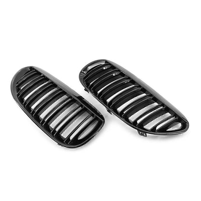 1 Pair ABS Front Kidney Grille for BMW E63 E64 650i M6 (2004-2010)