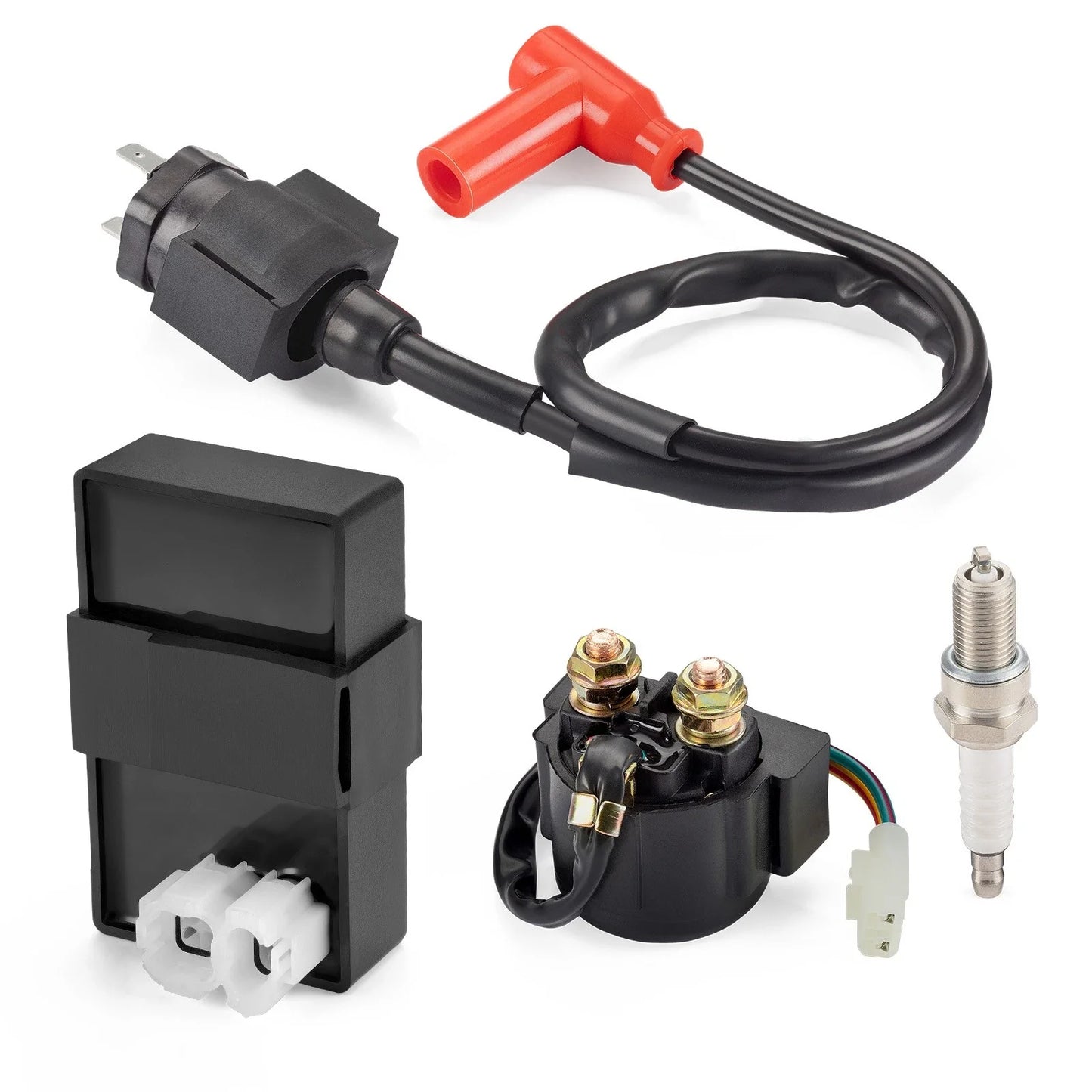 Ignition Coil & CDI & Relay & Spark Plug for Honda Foreman TRX 400 FW