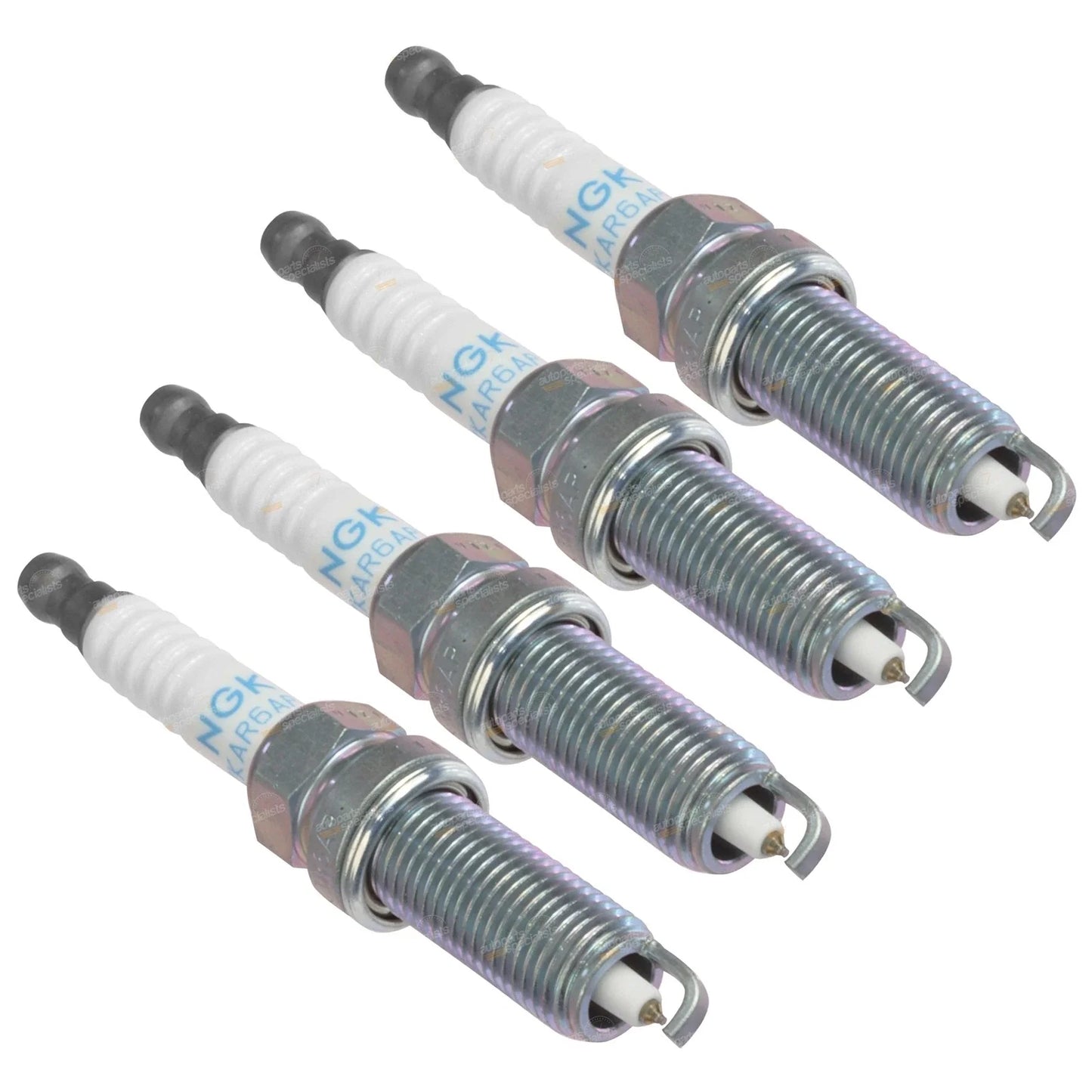 Set of 4 NGK Spark Plugs for Nissan Tiida C11 MR18 1.8L (2006-2013)