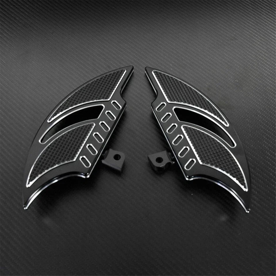 Motorcycle Floorboards Driver Passenger Foot Pegs for Harley Touring (2009-2023)