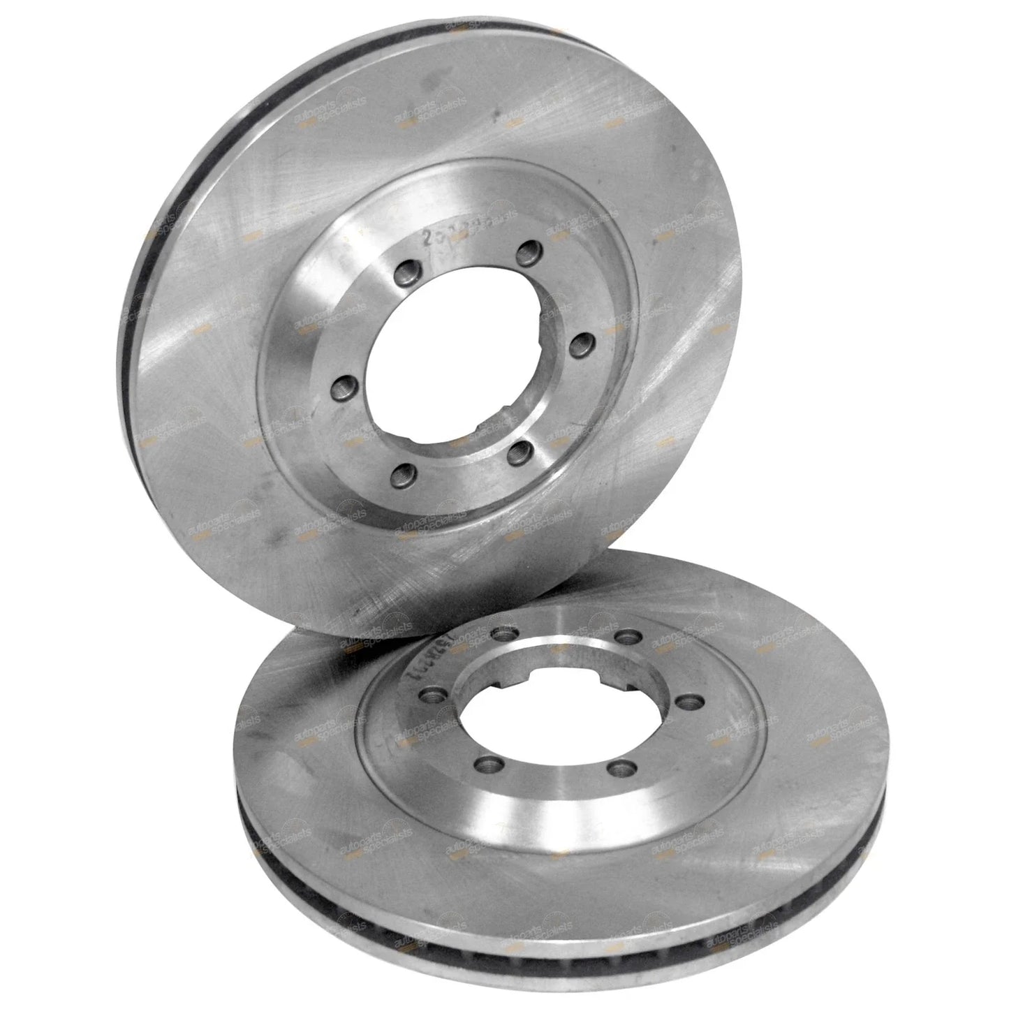 Front Pair 3.0L Brake Disc Rotors for Isuzu D-Max (2008 - 2016)