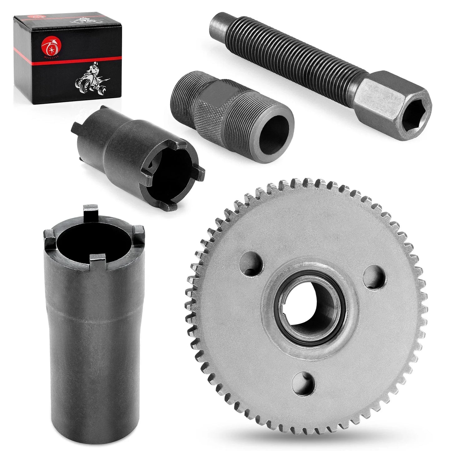 Starter Clutch Flywheel Puller Nut Tool Kit for GY6 Scooter (2000–2015)
