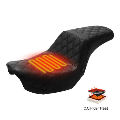 Heated Seats for Harley Dyna Fat Bob Wide Glide (2006-2017)