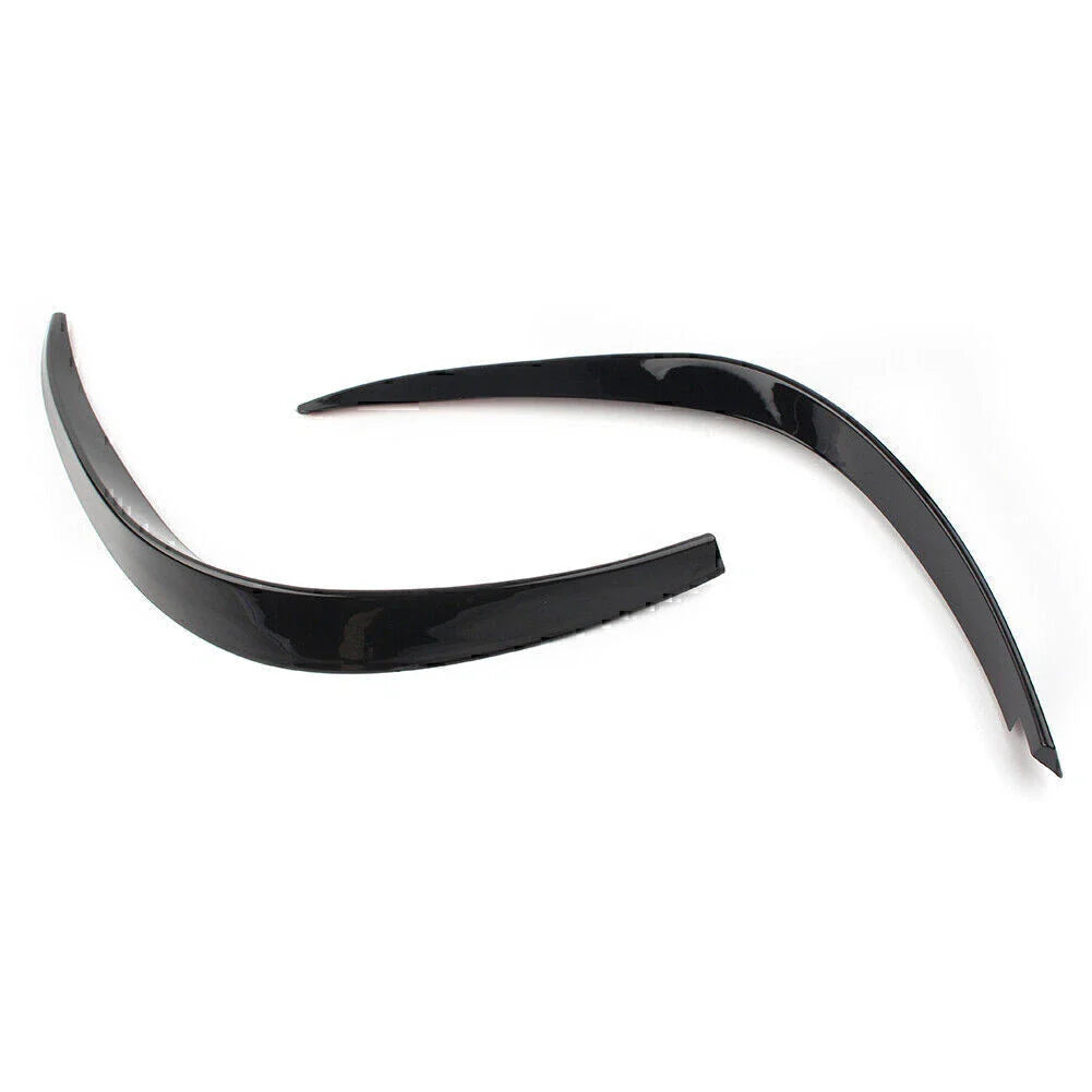 Black Front Bumper Splitter Spoiler Canard for Mercedes A-Class A260 (2019-2023)