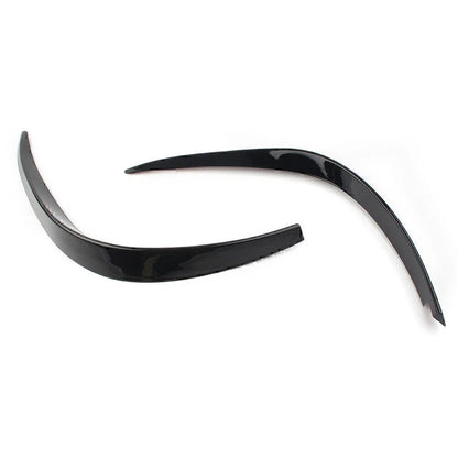 Black Front Bumper Splitter Spoiler Canard for Mercedes A-Class A260 (2019-2023)