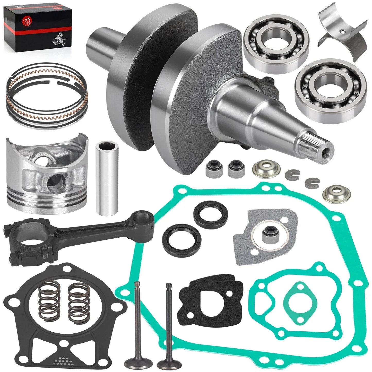 Crankshaft Connecting Rod & Piston Valve for YAMAHA Golf Cart G14A (1995–1996)