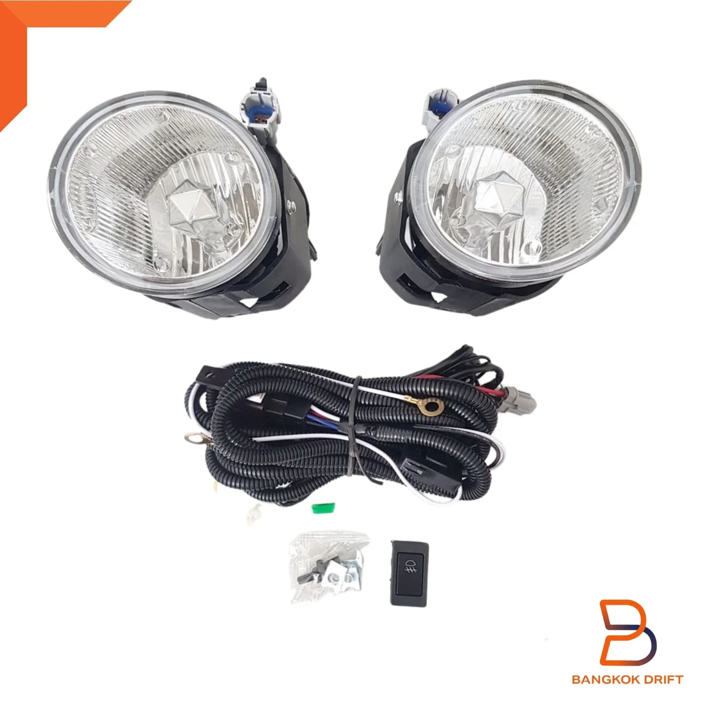 Spot Light Fog Lamp Set for Nissan Navara UTE D22 (2001-2004)