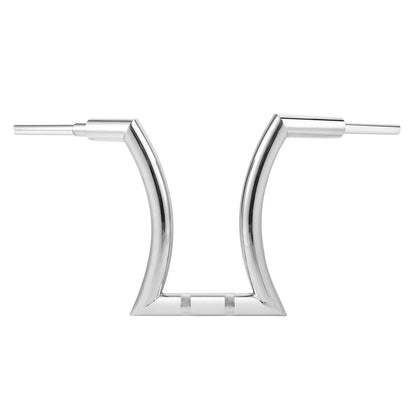 18" Rise 2" Hanger Bar Handlebar for Harley Softail Fatboy Chrome