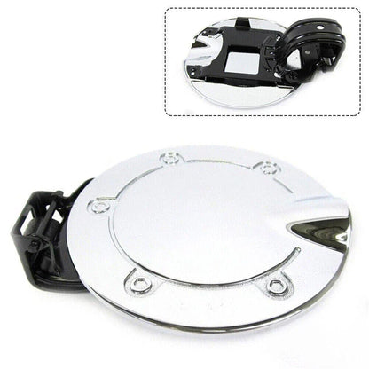 Chrome Gas Fuel Filler Door Cap for Jeep Grand Cherokee, Dodge Durango, Nitro