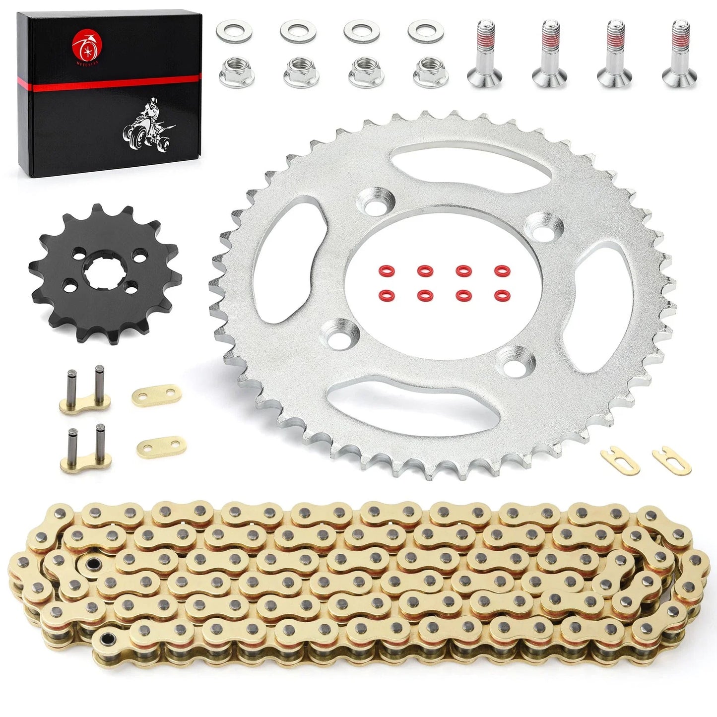 Link X-Ring Drive Chain & Sprockets for Honda XR80R/CRF80F (1985–2013)