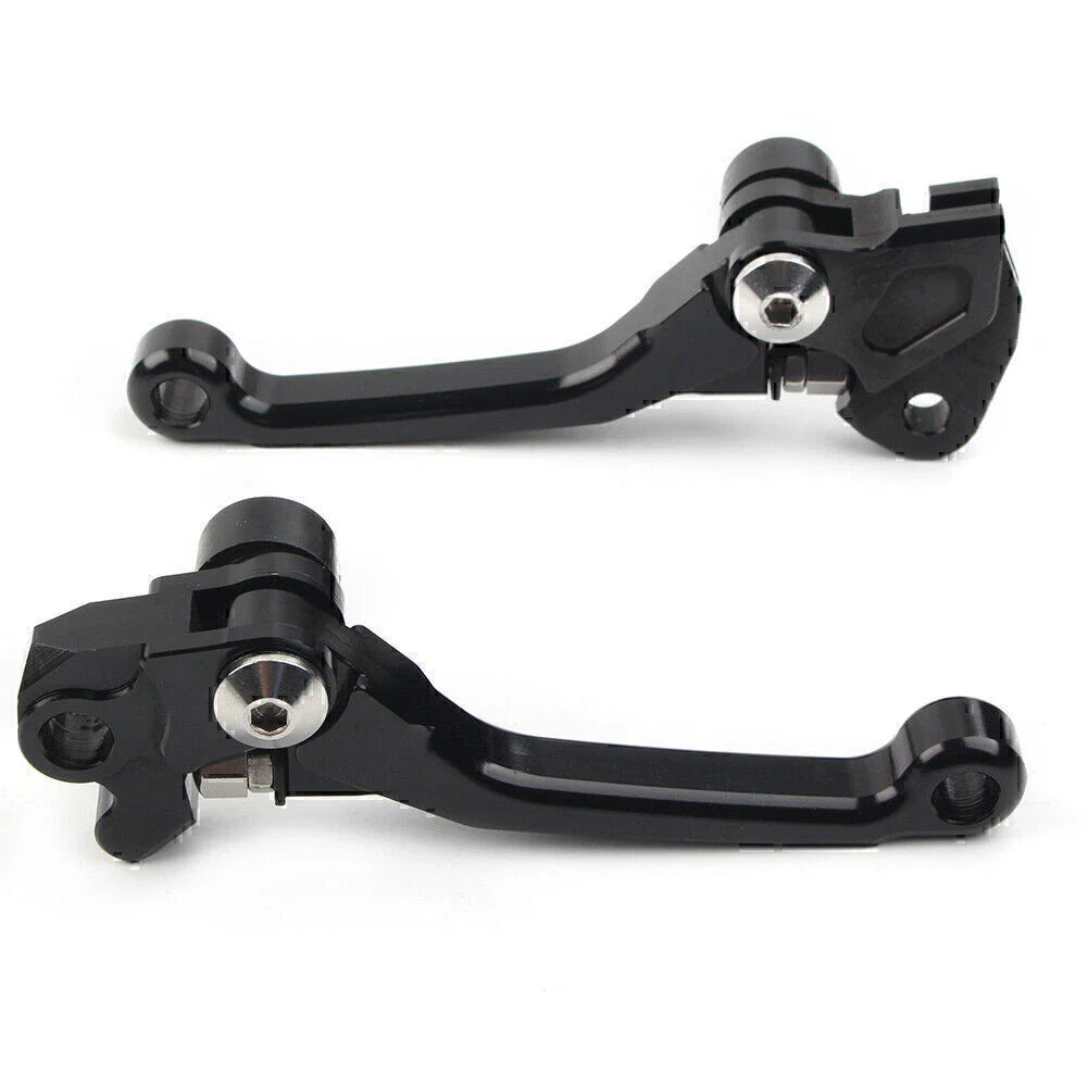 Black CNC Aluminum Brake Clutch Levers for RMZ450 (2005-2022) - 1 Pair