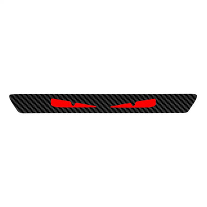 1x 3D Carbon Fiber Look Demon Eye Brake Tail Light Decal for Car