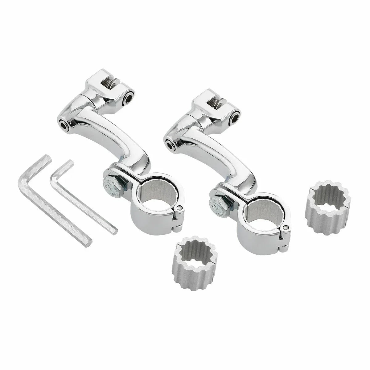 22mm 25mm 32mm 35mm Highway Foot Pegs Mount Clamps for Harley Touring