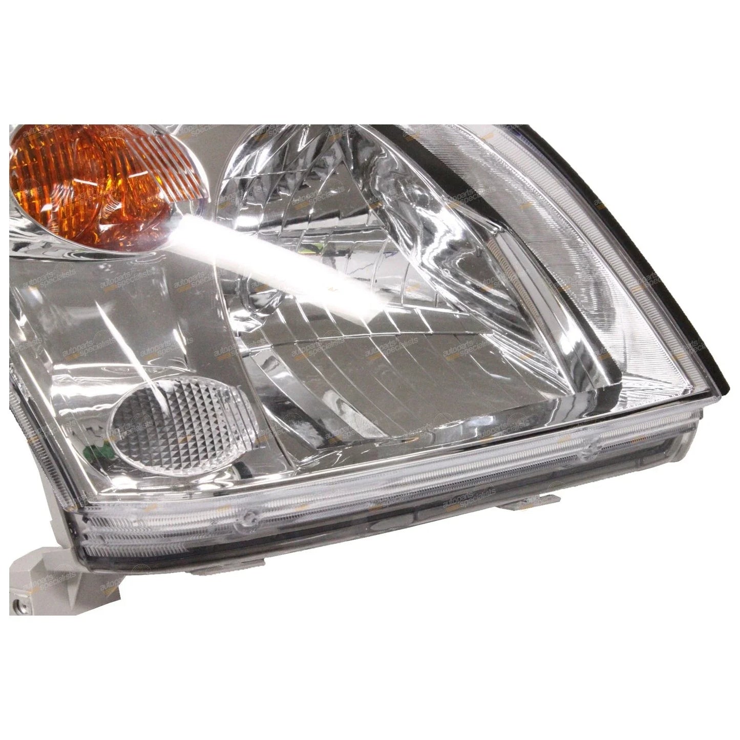 2 x Chrome HeadLights for Toyota Landcruiser Prado 120 Series (2002–2009)