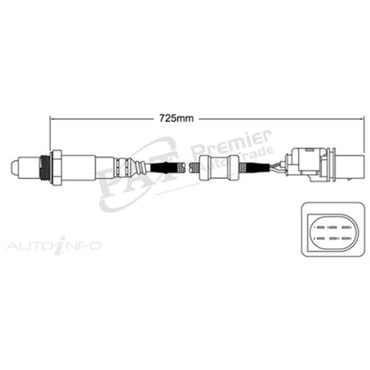 Oxygen O2 Sensor for Audi A3 A4 A6 Q5 Q7 S3 TT (2004-2010)