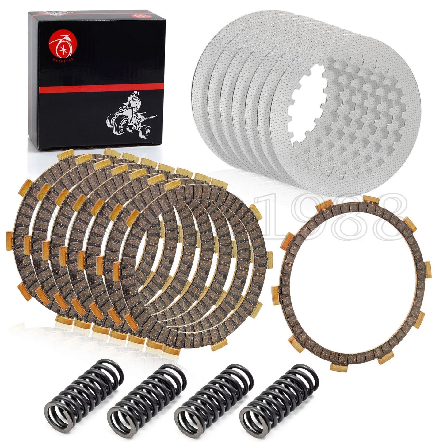 Clutch Friction Steel Plates Kit for Honda VT750C/VT750CD Shadow (1998–2003)