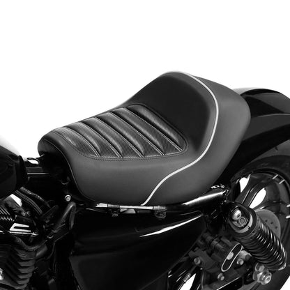 Front Rider Driver Seat for Harley Sportster 883 1200 XL1200 (2010-2022)