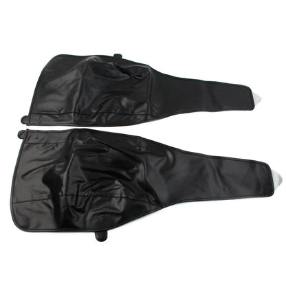 Black PU Leather Rear Trike Fender Bra for Harley Tri Glide Ultra Classic (2009-2023)