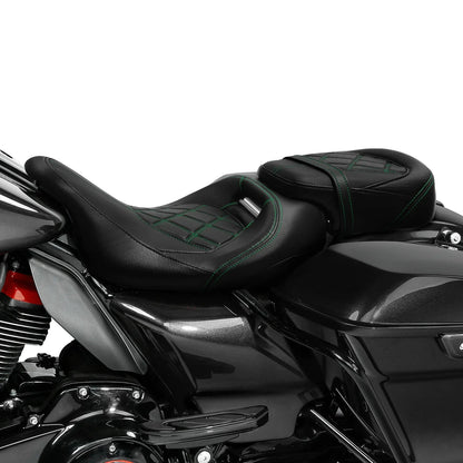 Rider Driver Passenger Seats for Harley Touring CVO Street Glide (2009-2023)