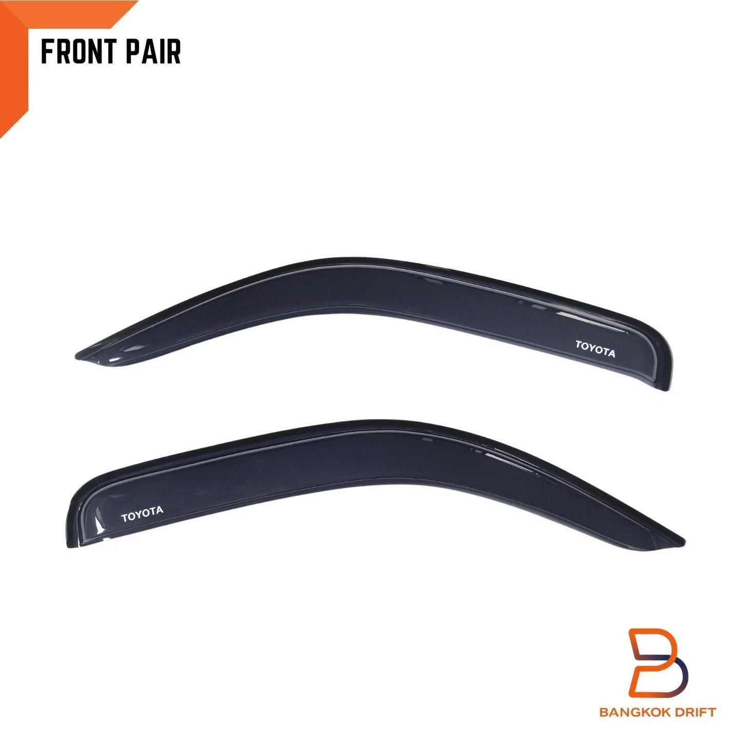 Weathershields Window Visors for Toyota Hilux Dual Cab Ute (1997-2005)