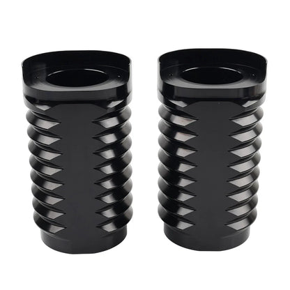 CNC Upper Fork Boot Slider Cover Black for Harley Street Glide FLHX FLHXS (14-23)