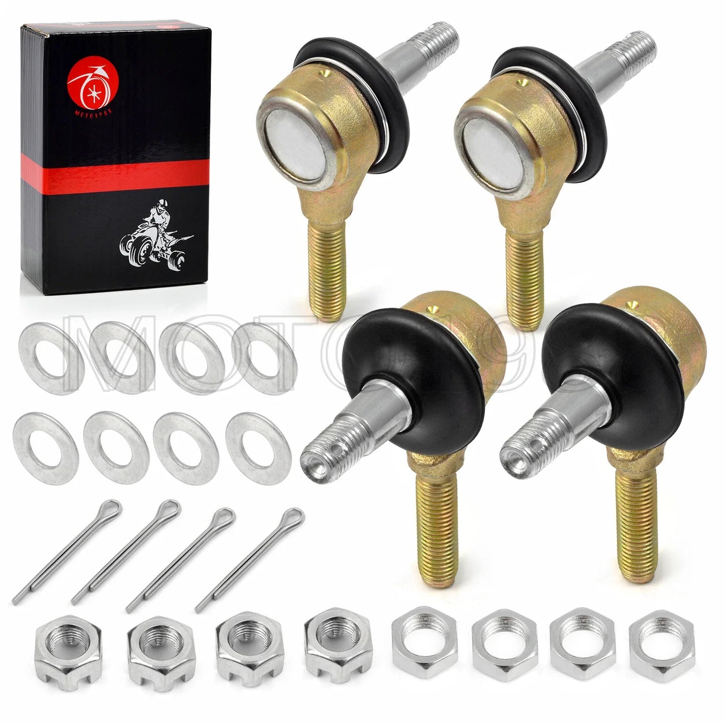 2 x Tie Rod End Ball Joints Left Right for Yamaha Banshee Raptor (1987–2006)