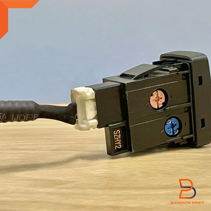 Headlight Leveling Switch Wiring Socket for Toyota Hilux, Revo, Fortuner, Corolla (2015-2023)