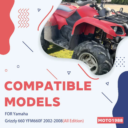 Complete Rear Differential for Yamaha Grizzly 660 YFM660F 4WD (2002–2008)