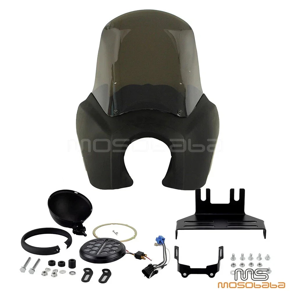 5.75'' LED Headlight Fairing Windshield for Harley Low Rider S114 S117 (2021-2023)