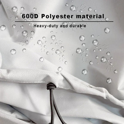 Jumbo 600D Polyester Waterproof Boat Cover for 17-19ft Trailerable Boats