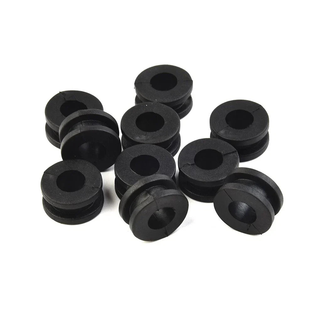 10 x Universal-Motorcycle Rubber Grommet Mount Set Side Cover Fender Accessory