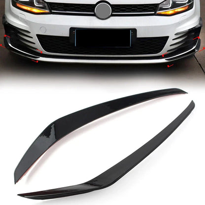 Glossy Black Front Bumper Side Air Vent Trim for VW Golf 2013-2016 (2013-2016)