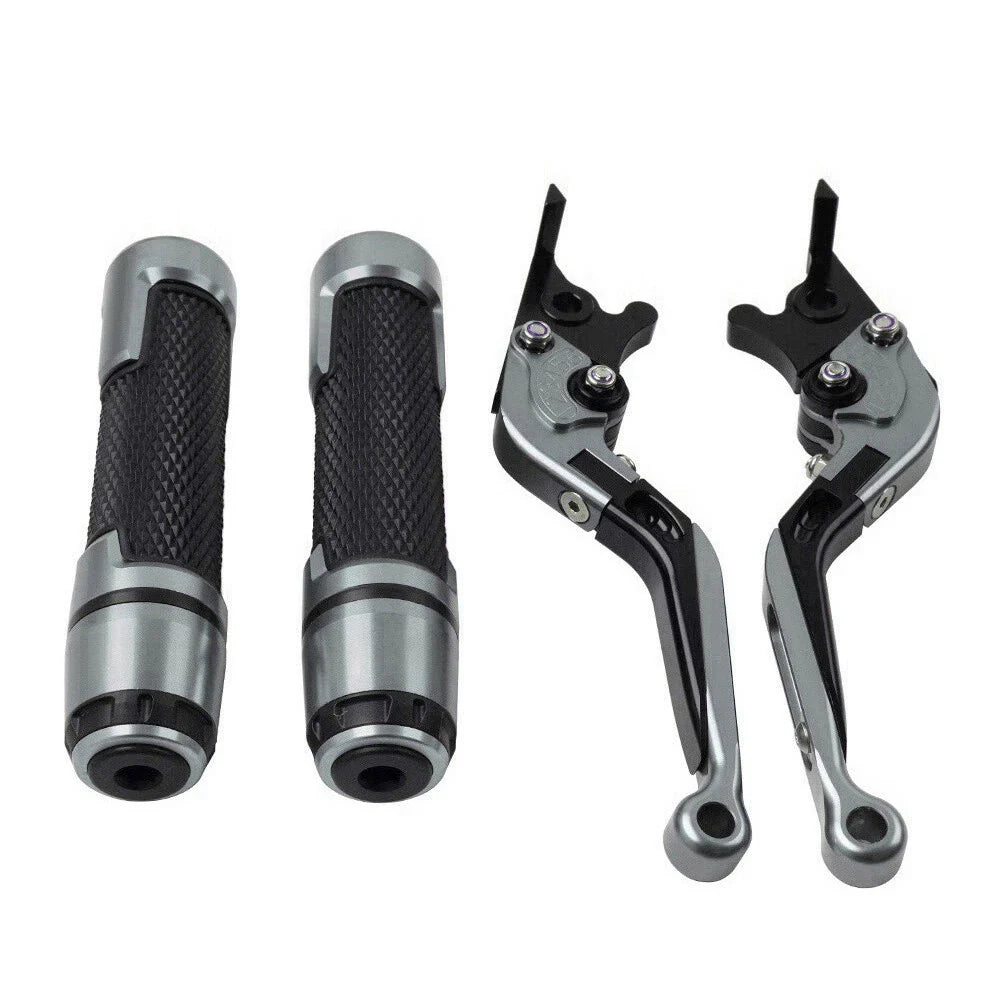 Titan Extendable Brake Clutch Lever Grip Set for Yamaha YZF R1 (2009-2014)