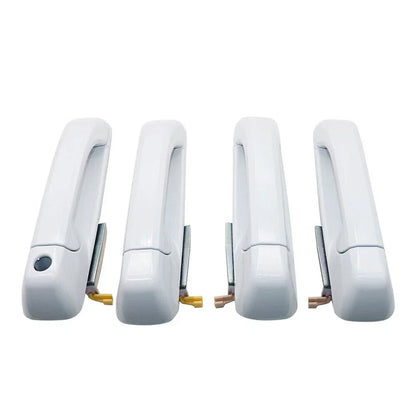 4 Pcs Door Handle Set Bright White for Ram 1500 2500 3500 (2019-2023)