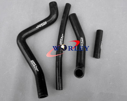Silicone Radiator Hose for KAWASAKI KX125 1999-2002 - Green