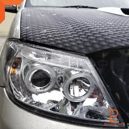Chrome LED Projector Headlights for Toyota Hilux MK6 Vigo Pickup (05-11)