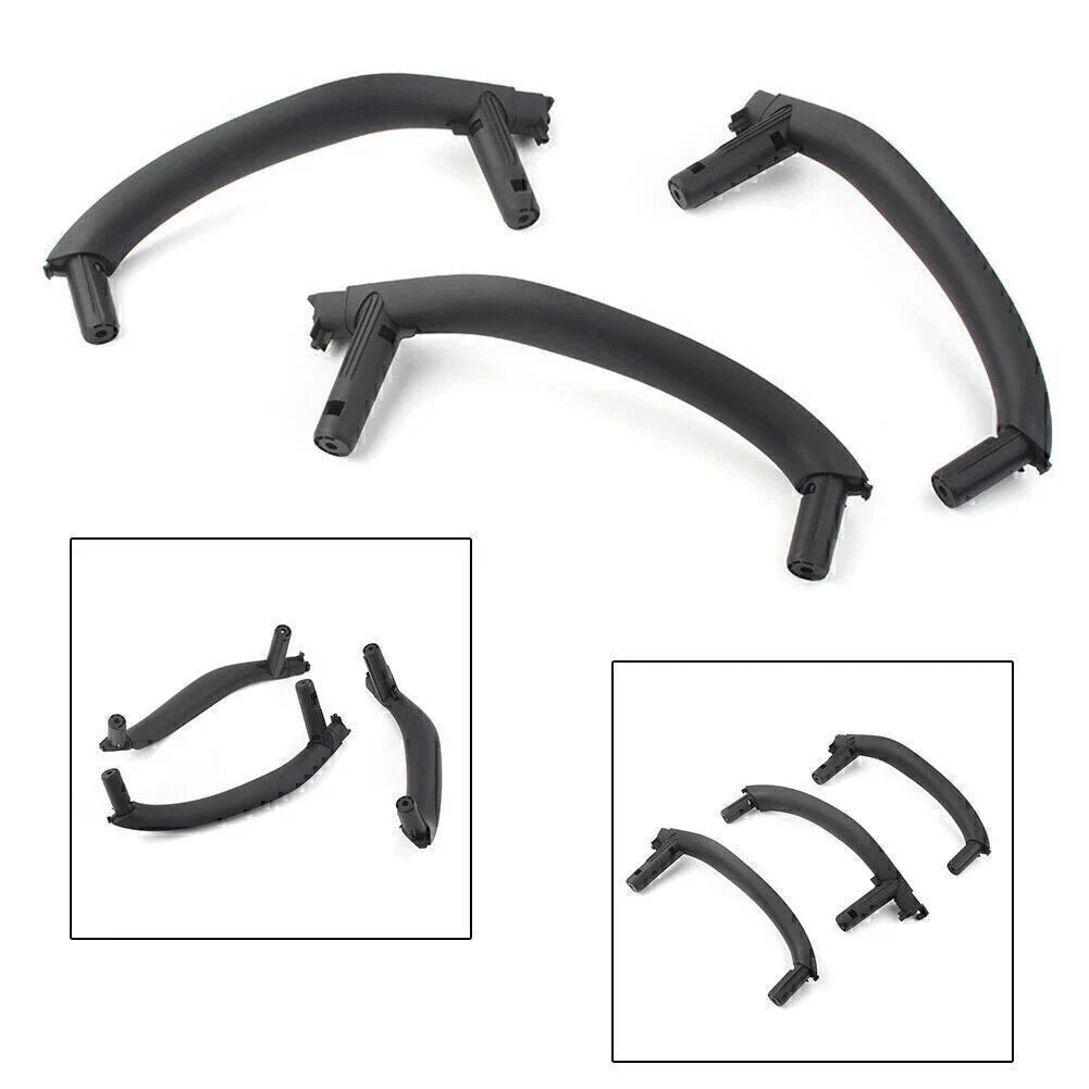 Black Interior Door Pull Handle Trim Cover for BMW X5 X6 F15 F16 (2014-2020)