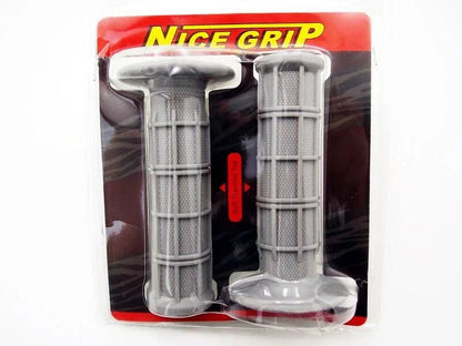 Grey Hand Grip Set for Honda CR125  - Left & Right Pair