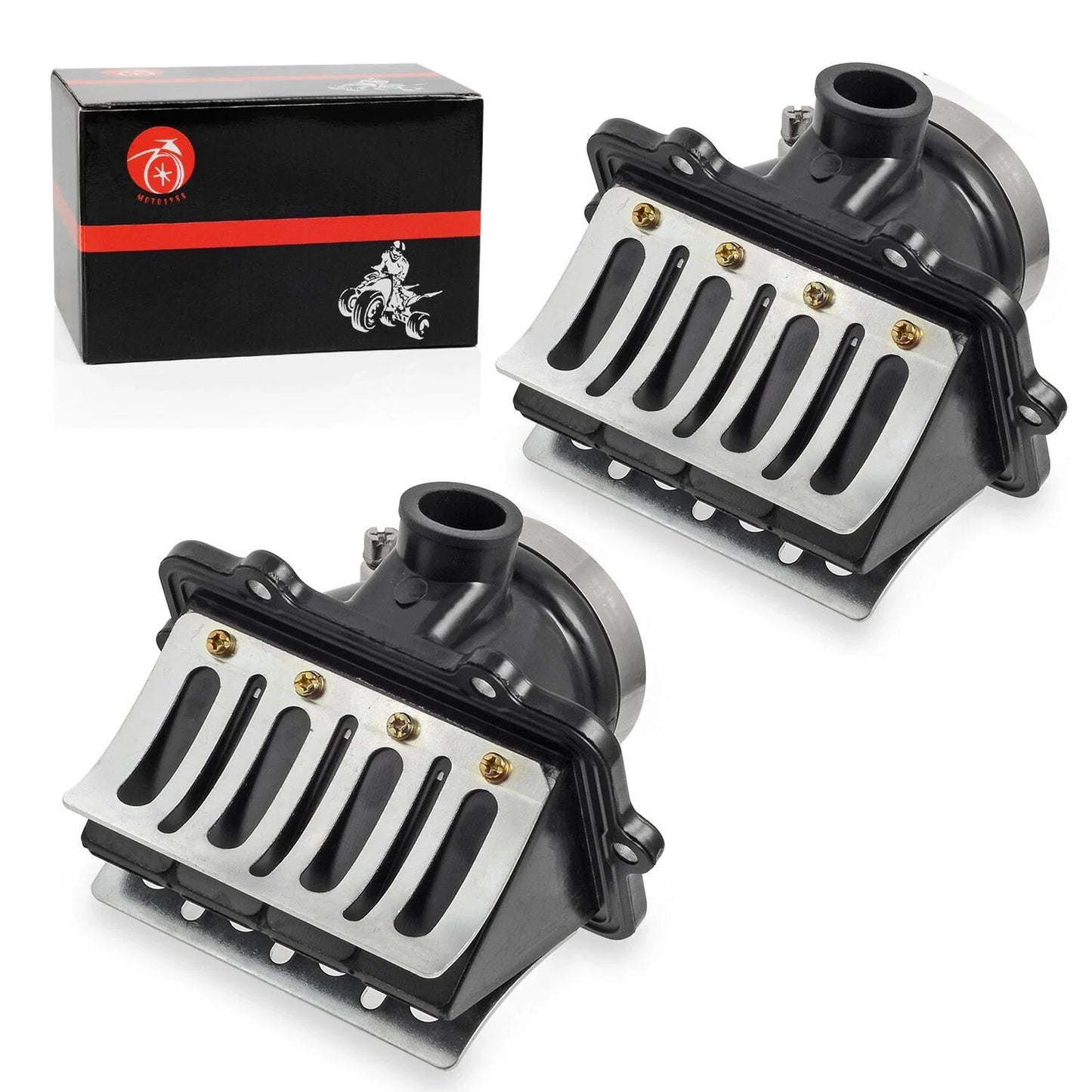 2 x Carb Flange Intake Socket Reed Valve for Ski-Doo Legend GT (2007–2012)