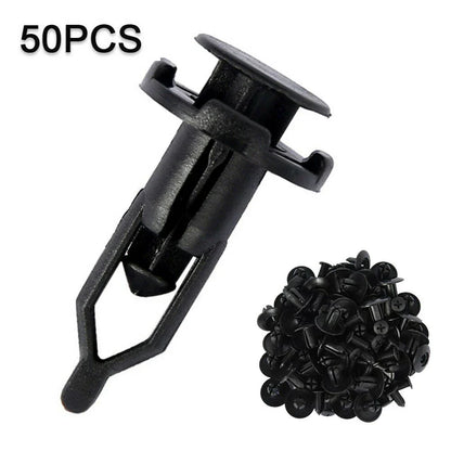50x9mm Bumper Splash Shield Hood Engine Push Clip Rivet for Ford