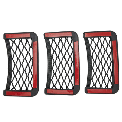 Net Pocket Organizer for Car Seat Black Storage Mesh Sundries