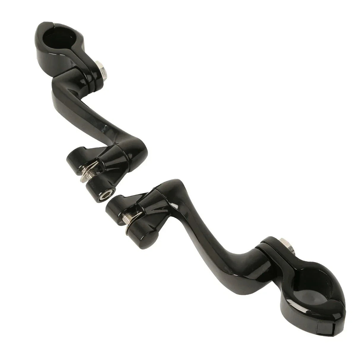 Adjustable 1.25" Highway Foot Peg Mounts for Harley Engine Guards