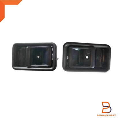 Black Inner Door Handle Pair for Mazda B-Series Bravo UF 323 626 (1994-2006)