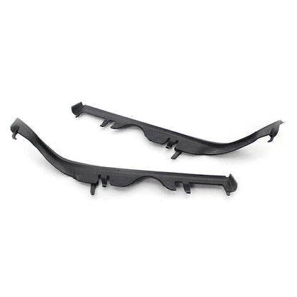 Pair ABS Black Front Upper Headlight Gaskets for BMW 5 Series E39 (1997-2003)